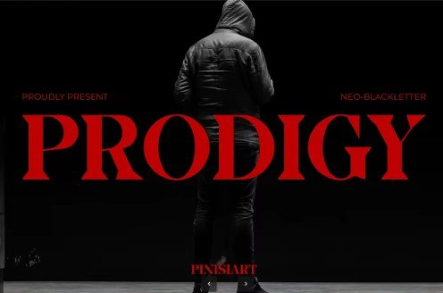 Prodigy – Bold Display Font 1 Prodigy – Bold Display Font 1