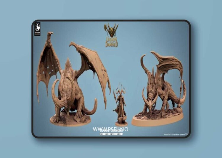 Rescale Miniatures – September 2025 – Legion of the Damned – 3D Print Model 1 Rescale Miniatures – September 2025 – Legion of the Damned – 3D Print Model