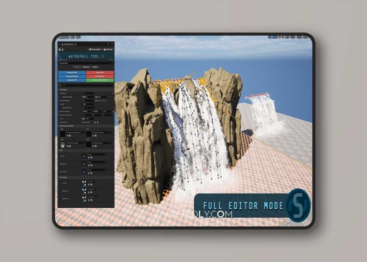 SHADERSOURCE - Waterfall Tool 2 v1.0d (5.7) / v1.0c (5.6-5.5) for Unreal Engine 1 SHADERSOURCE - Waterfall Tool 2 v1.0d (5.7) / v1.0c (5.6-5.5)