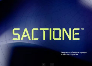 Sactione Digital Logo Fonts