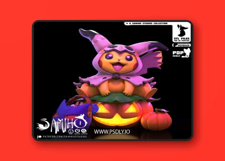 Samiho Studios – Mimikyu Pikachu – 3D Print Model STL 1 Samiho Studios – Mimikyu Pikachu – 3D Print Model STL