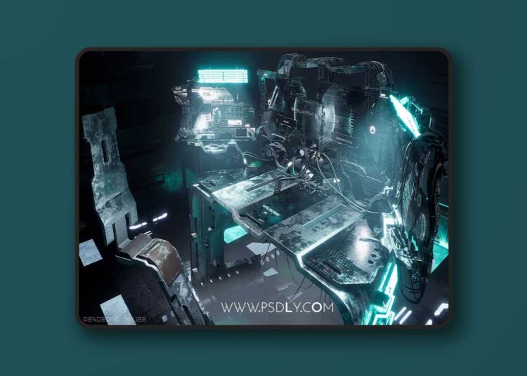 Sci-Fi Modular WorkStation - High Poly Kit Bash - Smart Materials (5.5) 1 Sci-Fi Modular WorkStation - High Poly Kit Bash - Smart Materials (5.5)