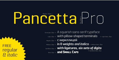 Pancetta Pro Font Family 16xOTF 1 Screenshot 1