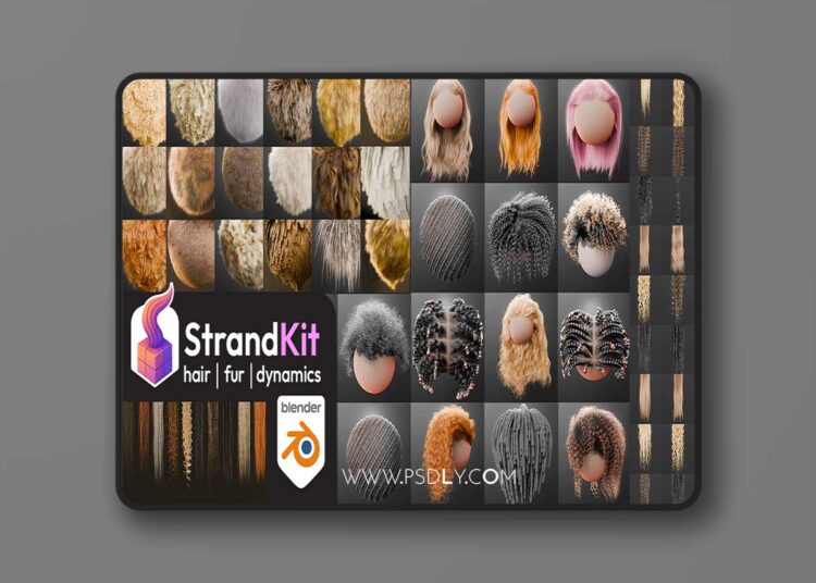 Strandkit | The Hair, Fur & Dynamics Library v1.5.1 (FULL) 1 Strandkit | The Hair, Fur & Dynamics Library v1.5.1 (FULL)