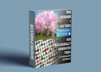 TreeDesigner 400 Procedural Trees