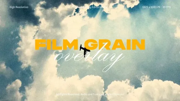 Videohive - Film Grain Overlay Pack for After Effects - 60980343 1 Videohive Film Grain Overlay Pack for After Effects 60980343