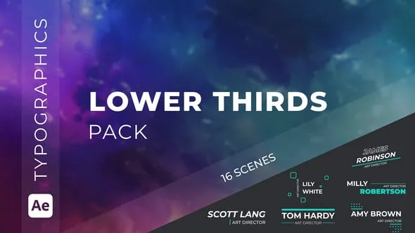 Videohive - Lower Thirds Pack - 61227940 1 Videohive Lower Thirds Pack 61227940