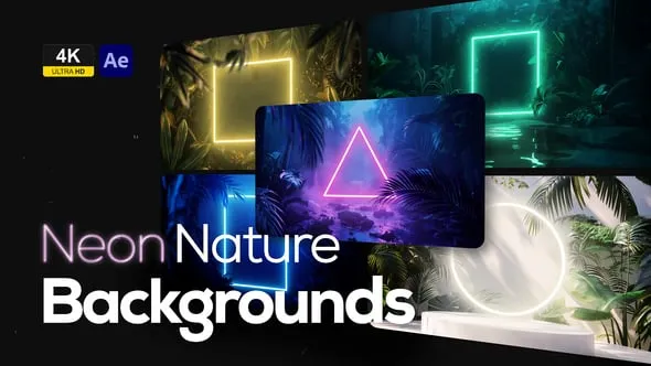 Videohive - Neon Nature Backgrounds - 60959088 1 Videohive Neon Nature Backgrounds 60959088