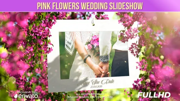Videohive - Pink Flowers Wedding Slideshow - 24535054 1 Videohive Pink Flowers Wedding Slideshow 24535054
