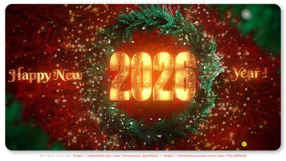 Videohive - Sparktrail Holiday Wreath Intro - 60997352 1 Videohive Sparktrail Holiday Wreath Intro 60997352
