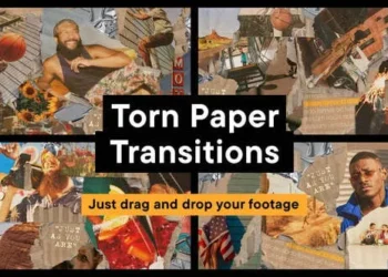 Videohive Torn Paper Transitions 61050233
