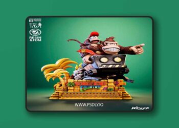 Wicked – Donkey Kong Country Donkey and Diddy Diorama – 3D Print Model STL