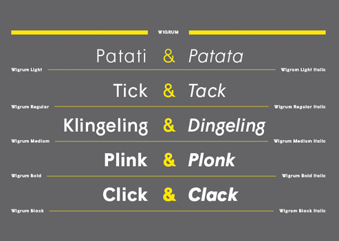 Wigrum Font Family 10xOTF 1 Wigrum Font Family