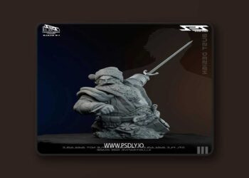 ZEZ Studio – Santa Claus Bust – 3D Print Model STL