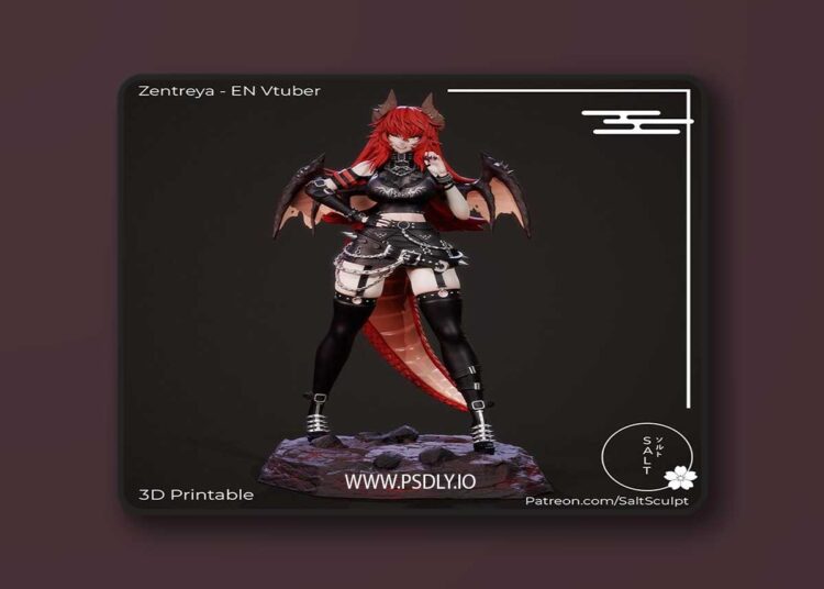 Zentreya – EN Vtuber – 3D Print Model STL 1 Zentreya – EN Vtuber – 3D Print Model STL