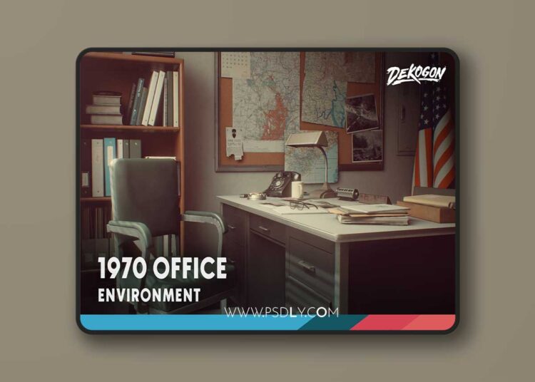 1970 Office Environment (5.1 – 5.7) for Unreal Engine 1 1970 Office Environment (4.12)