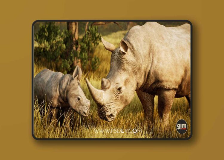 Animalia - White Rhinoceros (pack) 1 Animalia - White Rhinoceros (pack)