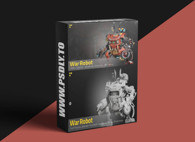 Artstation - War Robot - Tutorial Full Process 1 Artstation - War Robot - Tutorial Full Process