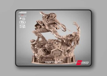 B3dserk – Green Arrow Vampire Hunter Sculpture – 3D Print Model STL