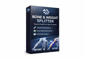 Bone Weight Splitter v1.0 for Blender