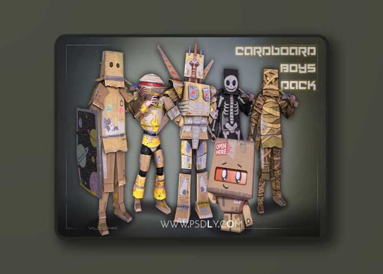 Cardboard Boys Pack (4.18 – 4.27 and 5.0 – 5.4) for Unreal Engine 1 Cardboard Boys Pack (4.18 – 4.27 and 5.0 – 5.4)
