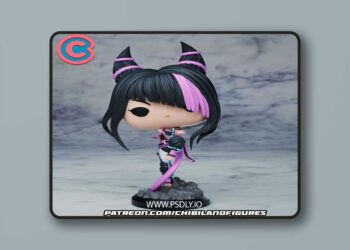 Chibi Land Figures – Juri – 3D Print Model STL