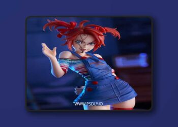 Chucky Girl Bishoujo Statue – 3D Print Model STL