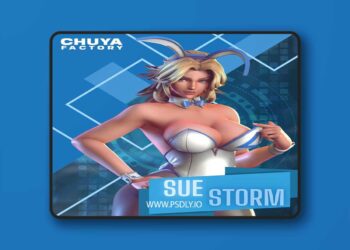 Chuya Factory – Sue Storm – Invisible Woman – 3D Print Model STL