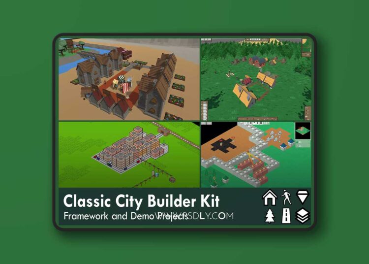Classic City Builder Kit v1.9.5 for Unreal Engine 1 Classic City Builder Kit v1.9.5