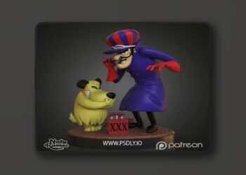 Dick Dastardly and Muttley Diorama – 3D Print Model STL