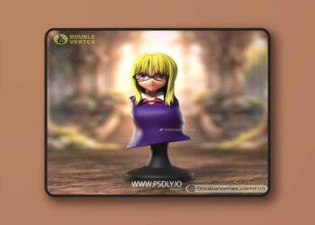 Double Vertex – Sajou Ayaka – Fate – Strange Fake Bust Figure – 3D Print Model STL
