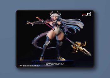 E.S Monster – Luna – 3D Print Model STL
