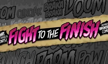 Fight To The Finish BB Comic Sound Effects Fonts 8xOTF