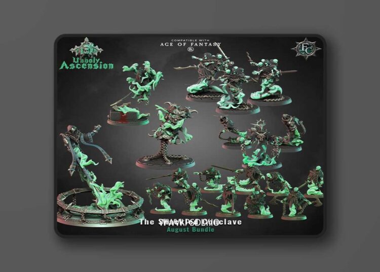 Fleshcraft Studio – The Shackled Conclave – 3D Print Model 1 Fleshcraft Studio – The Shackled Conclave – 3D Print Model