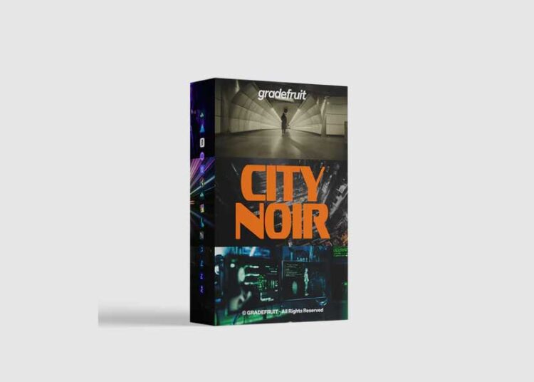 GradeFruit - City Noir LUTs & LR Presets 1 GradeFruit City Noir LUTs LR Presets