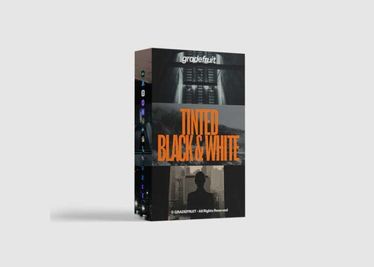 GradeFruit - Tinted Black and White LUTs & LR Presets 1 GradeFruit Tinted Black and White LUTs LR Presets