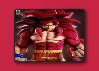 Gran D. Figures – Goku Super Saiyajin 4 Daima – 3D Print Model STL