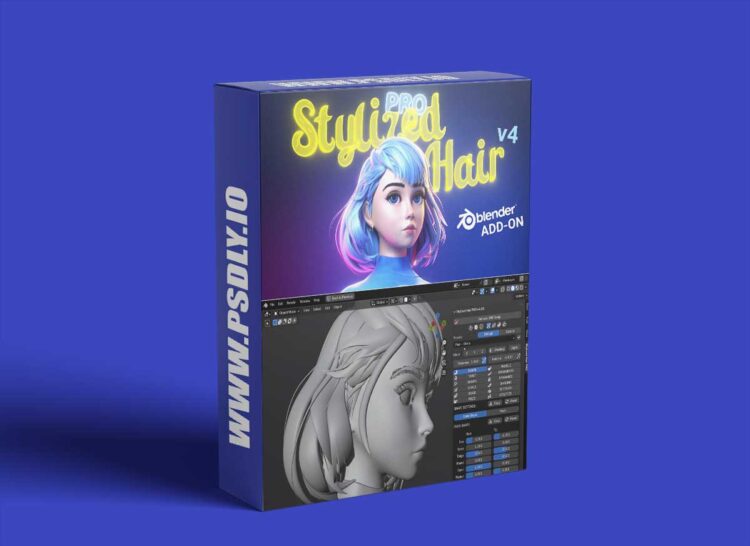 Gumroad - Stylized Hair PRO v4.0.1 for Blender 1 Gumroad Stylized Hair PRO v4.0.1 for Blender