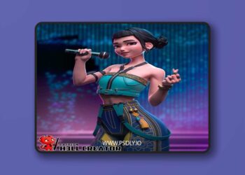 H3LL creator – Zoey – Kpop Demon Hunter – 3D Print Model STL