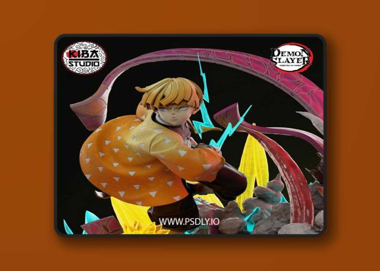 Kiba Studio – Zenitsu Agatsuma – Demon Slayer – 3D Print Model 1 Kiba Studio – Zenitsu Agatsuma – Demon Slayer – 3D Print Model
