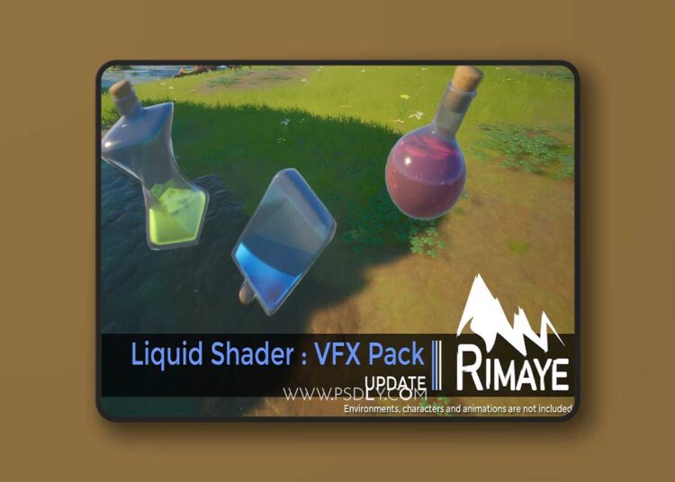 LIQUID MATERIALS VFX Pack (5.2+) 1 LIQUID MATERIALS VFX Pack (5.2+)