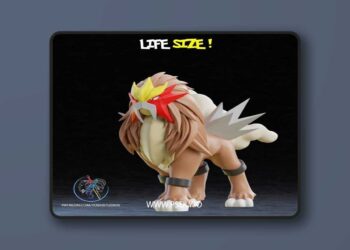 Life Size Entei – 3D Print Model STL