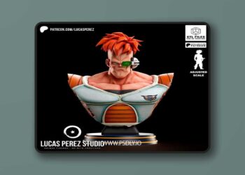 Lucas Perez – Recoome Busto – 3D Print Model STL