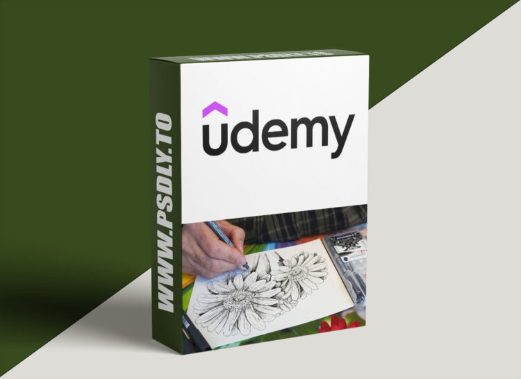 Udemy – MasterClass Drawing Flowers with a Pen and a bit of Graphite 1 MasterClass Drawing Flowers with a Pen and a bit of Graphite