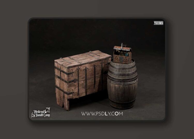 Medieval Props Vol. 4 - Wooden Chests (5.4 - 5.6) 1 Medieval Props Vol. 4 - Wooden Chests (5.4 - 5.6)