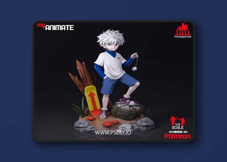 MyAnimate – Killua (HunterxHunter) – 3D Print Model STL 1 MyAnimate – Killua HunterxHunter – 3D Print Model STL