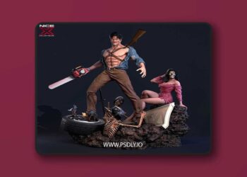 Nice X Collectibles – Ash Williams – 3D Print Model STL