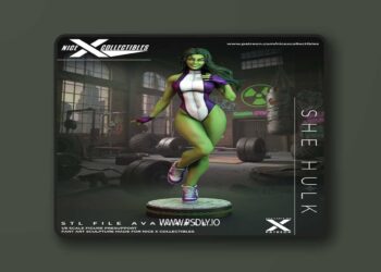 Nice X Collectibles – She Hulk – 3D Print Model STL