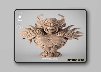 SW3D – Darth Krayt Portrait Bust – 3D Print Model STL