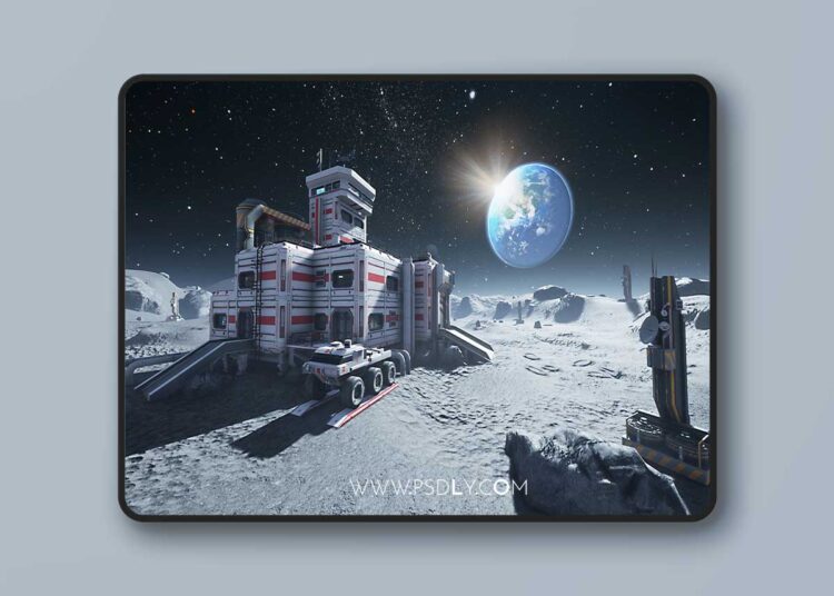 Sci Fi Moon Base (4.22 – 4.27 and 5.0 – 5.6) for Unreal Engine 1 Sci Fi Moon Base (4.22 – 4.27 and 5.0 – 5.6)